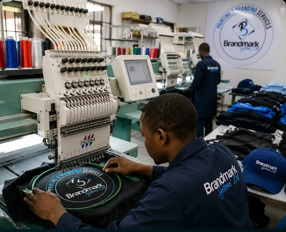 BrandMark Systems embroidery workshop