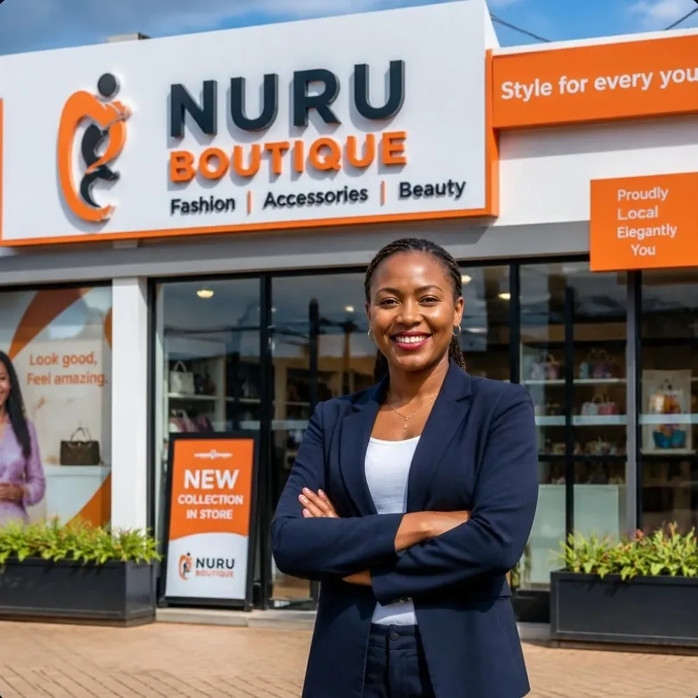 Nuru Boutique branding project